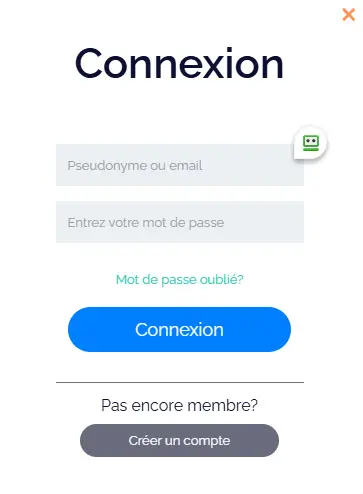 Connexion des membres du Slottica Casino